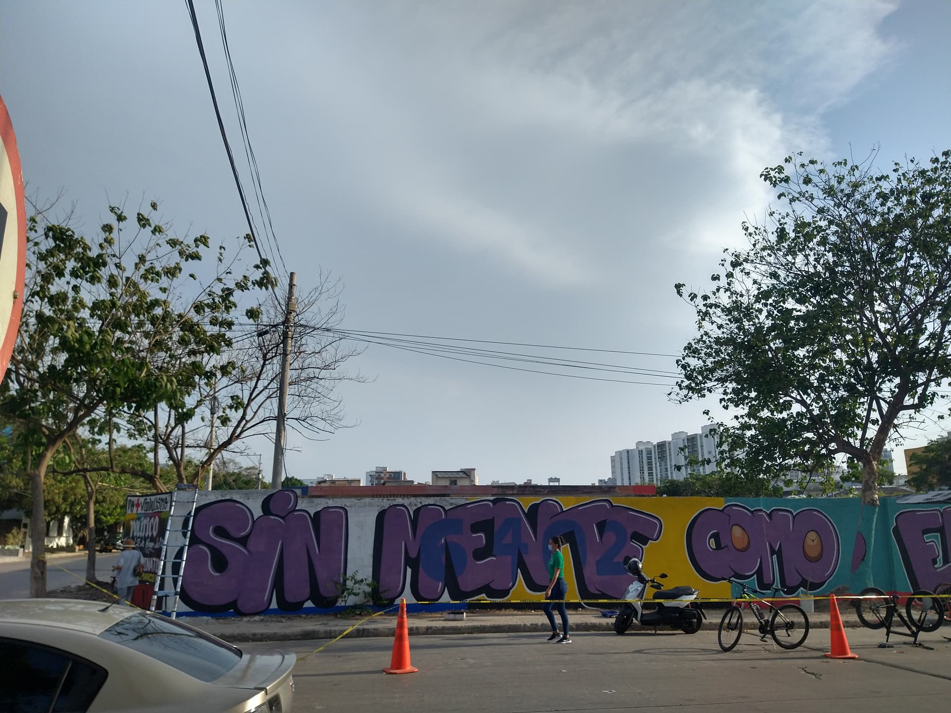 Mural: sin mente como el presidente