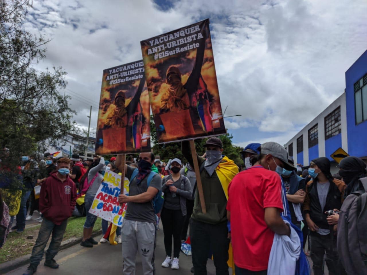 Manifestaciones via Pasto - Yacuanquer
