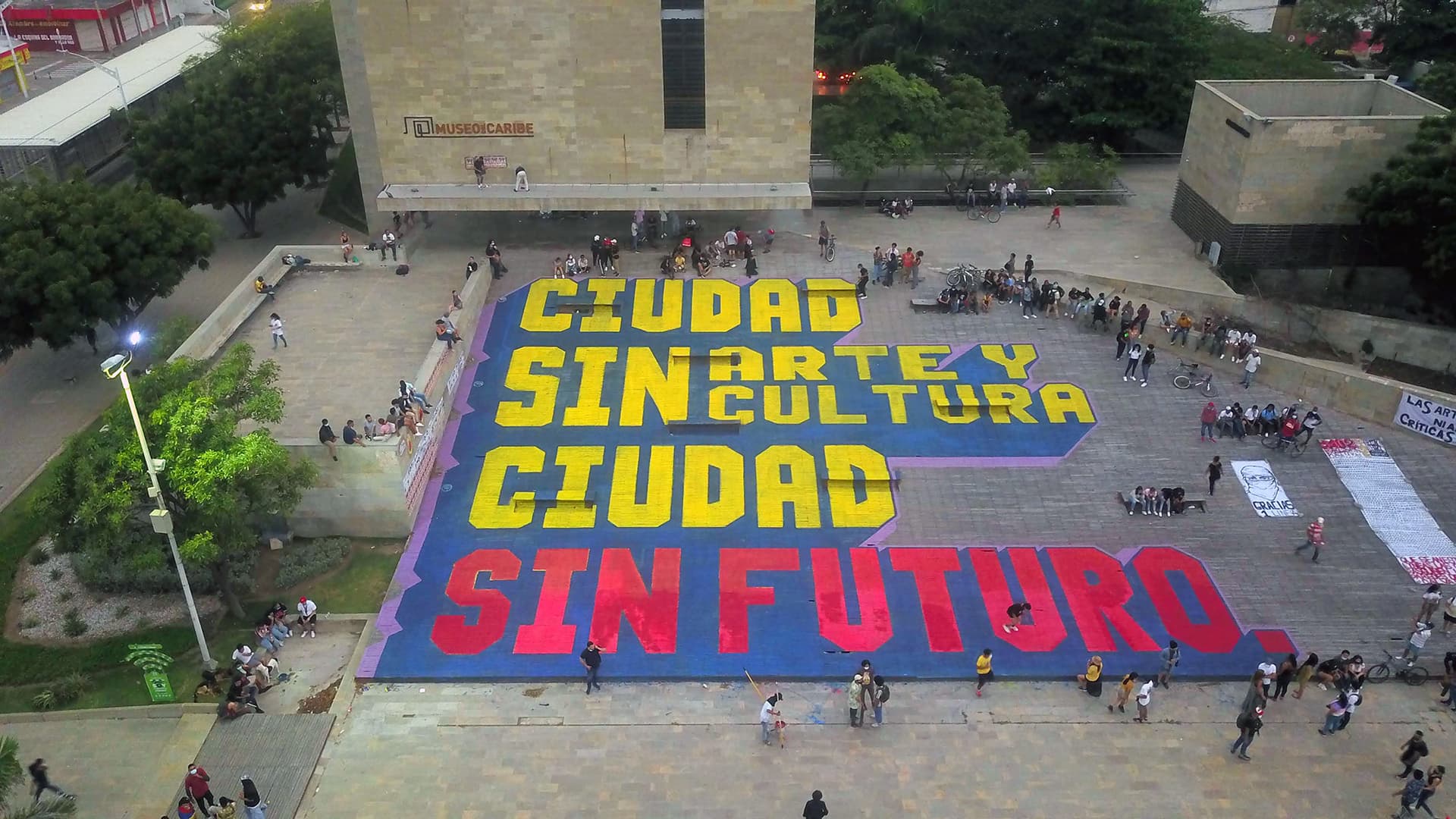 Toma pacifica del parque cultural