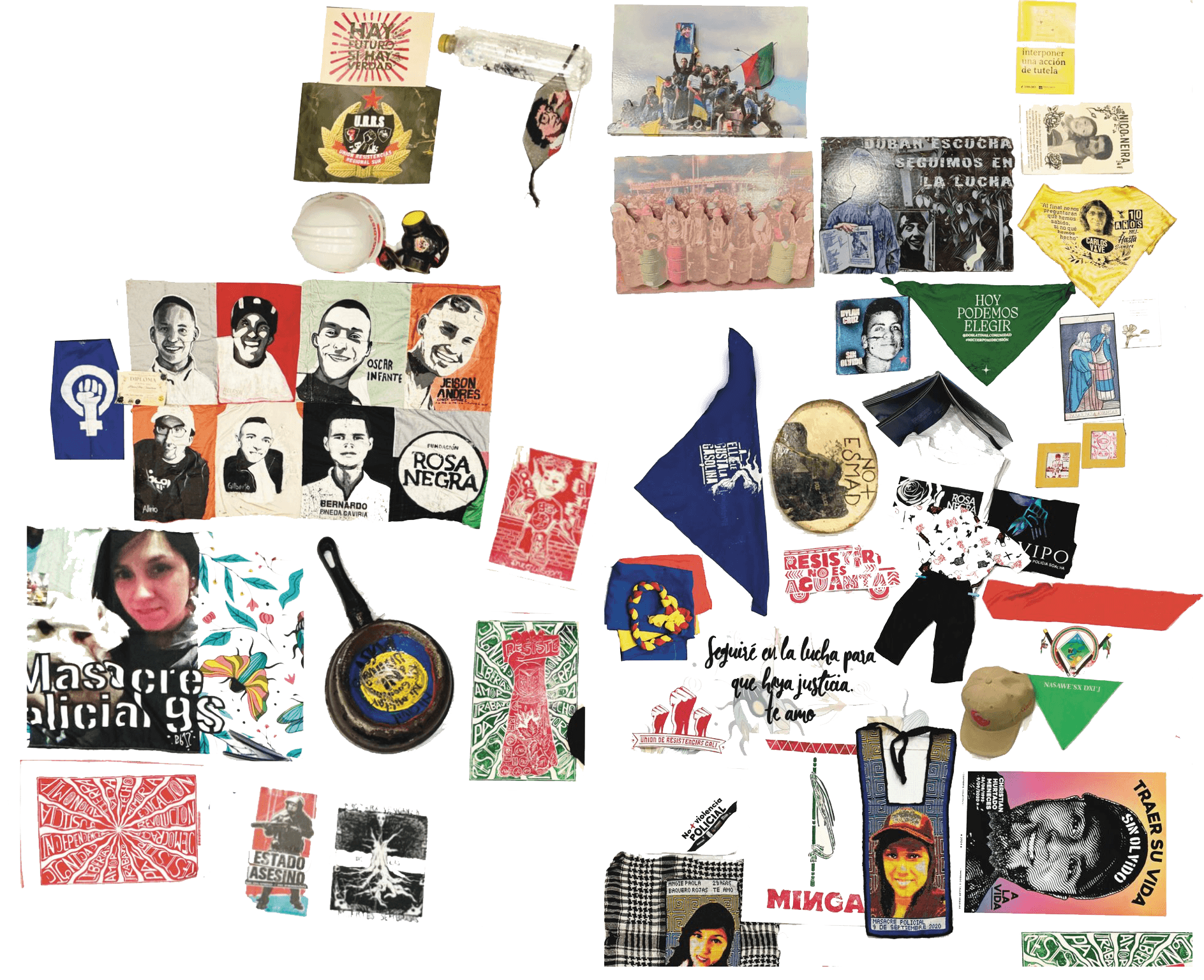 Memorial objects background