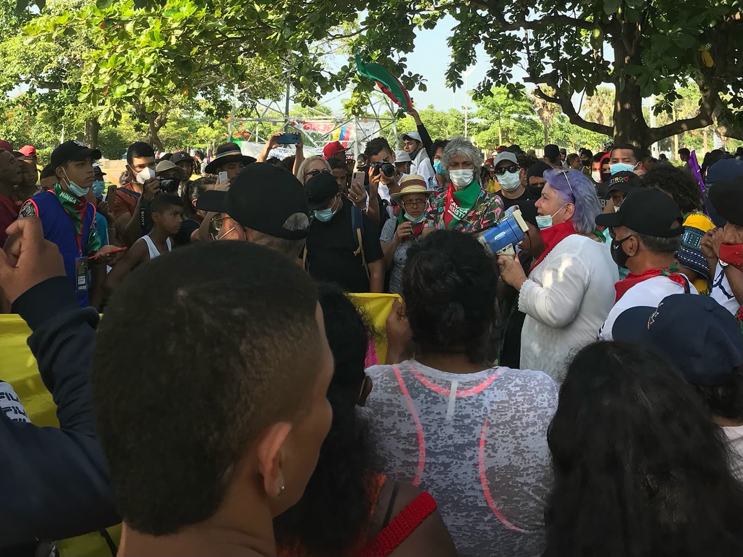 Llegada de la Minga Caribe